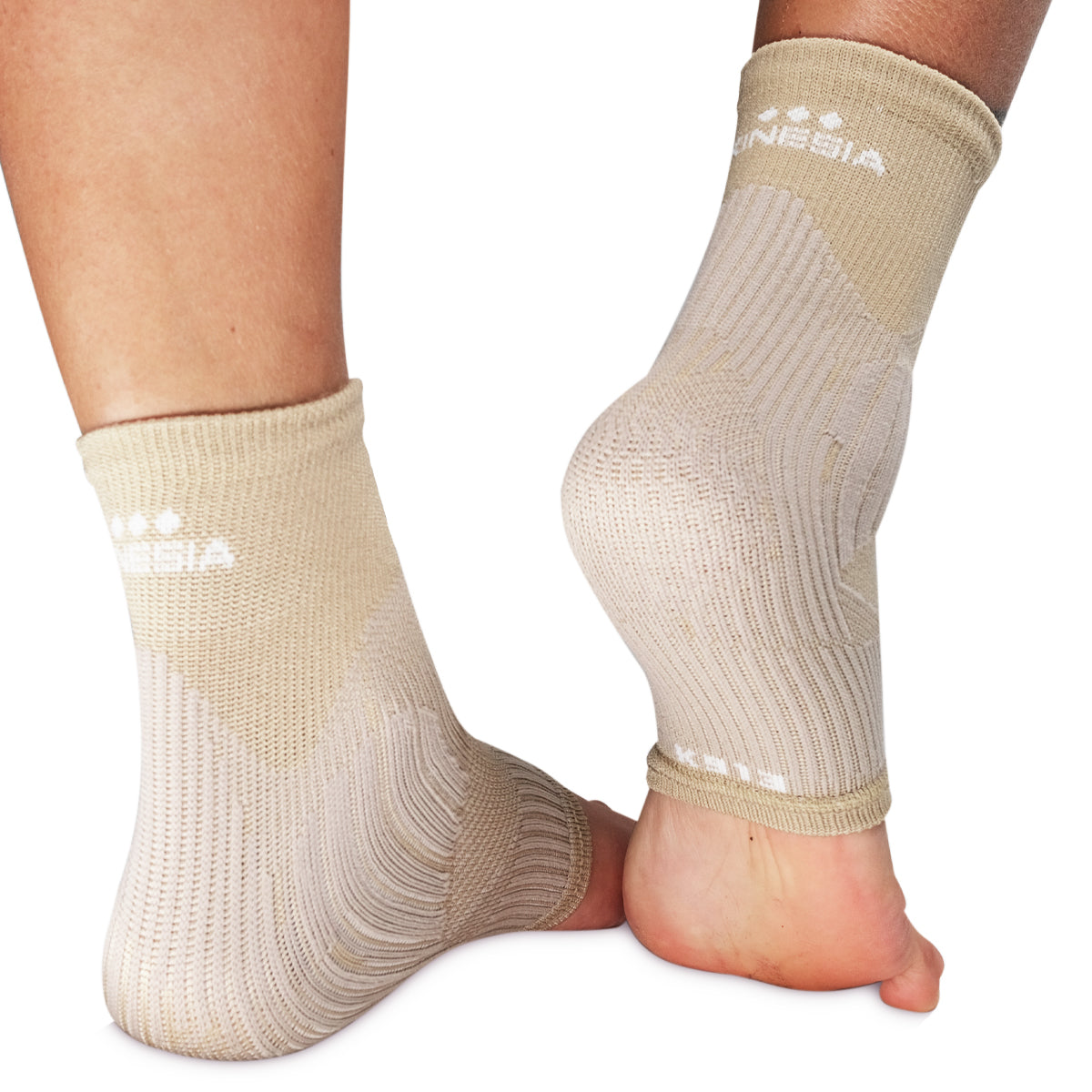 Kinesia socks with ankle protection