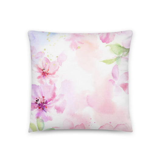 Gymnast with a Ball Print Pillow