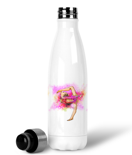 Gourde en acier inoxydable de qualité supérieure avec motif gymnaste
