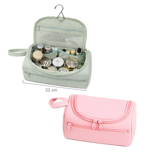 Multi-pocket makeup bag