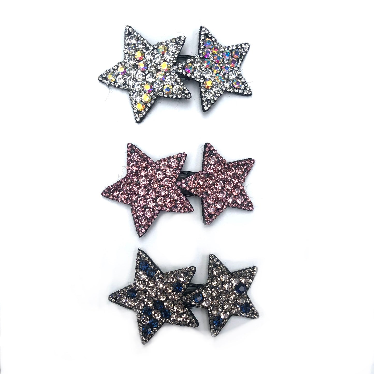 Two-Star Shaped Hair Clip