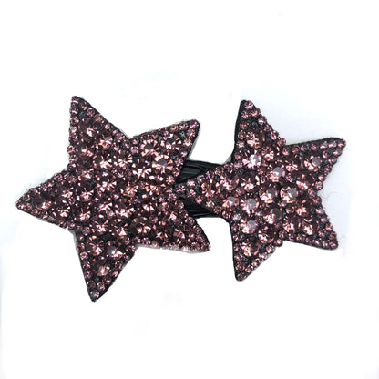 Two-Star Shaped Hair Clip