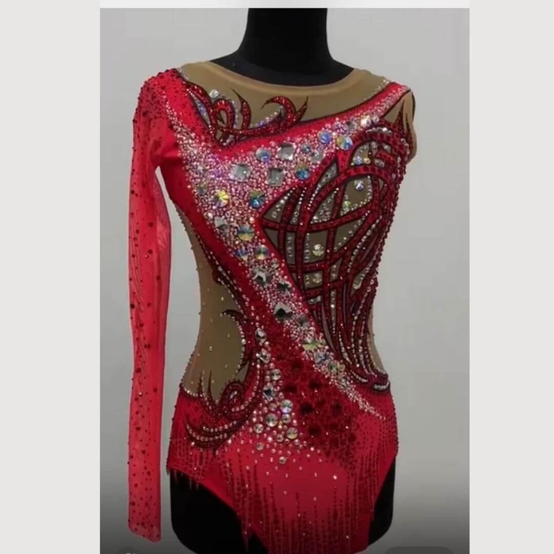 Leotard "Red Flame"