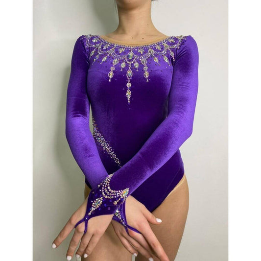 Leotard "Purple Velvet"