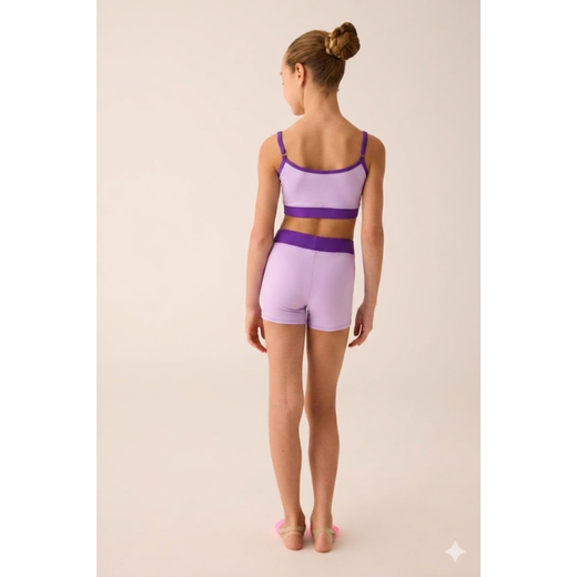 Gymnastics Top and Shorts Set