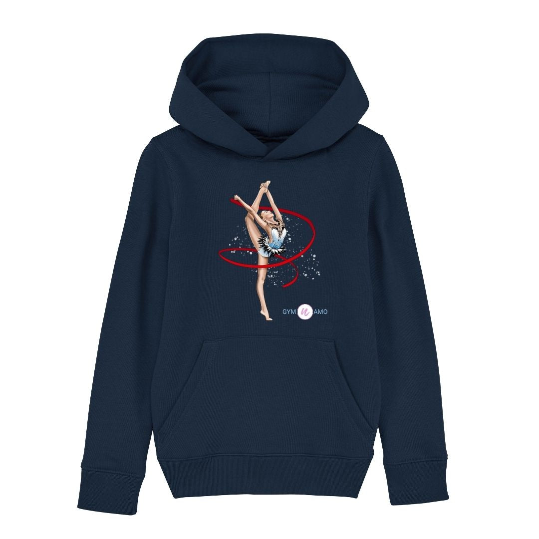 Sweat à capuche imprimé gymnaste - DÉSTOCKAGE 