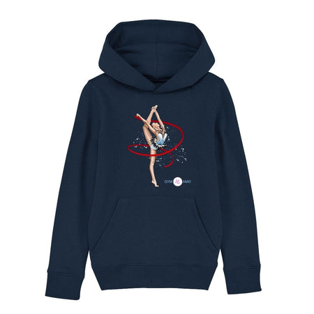 Sweat à capuche imprimé gymnaste - DÉSTOCKAGE 