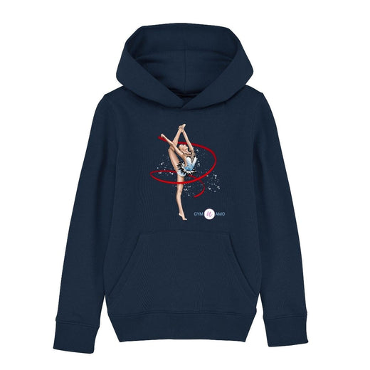 Sweat à capuche imprimé gymnaste - DÉSTOCKAGE 