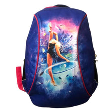 Load image into Gallery viewer, Blue Lilac Gymnastics Backpack
