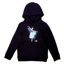 Load image into Gallery viewer, Hoodie with Gymnast or Ballerina print CLEARANCE
