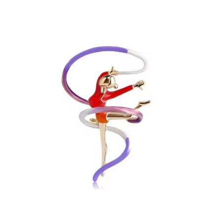 Gymnast's Brooch