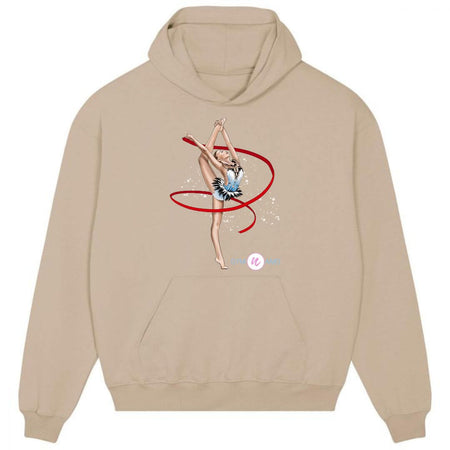 Sweat à capuche imprimé gymnaste - DÉSTOCKAGE 