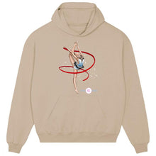 Load image into Gallery viewer, Hoodie with Gymnast or Ballerina print CLEARANCE
