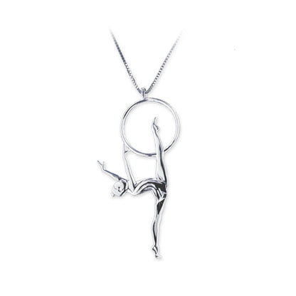 Collier vénitien en argent 925 « Gymnase à créoles »