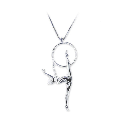 Collier vénitien en argent 925 « Gymnase à créoles »