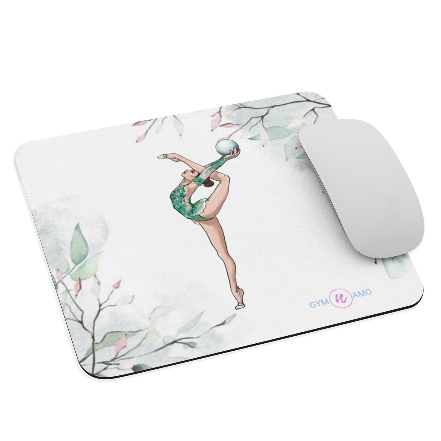 Mouse pad with Gymnast Print