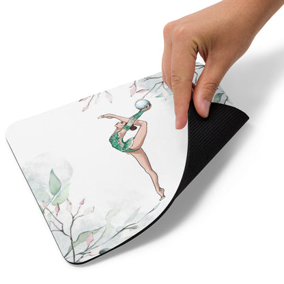 Mouse pad with Gymnast Print