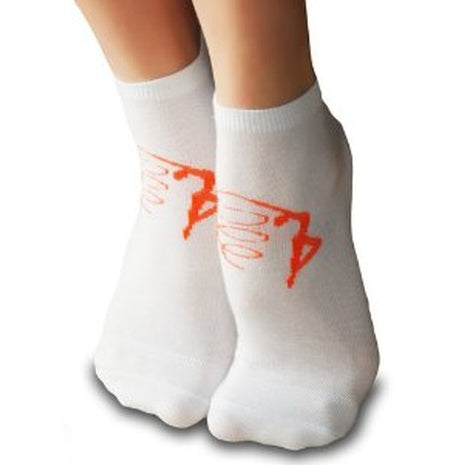 Socks with gymnast print