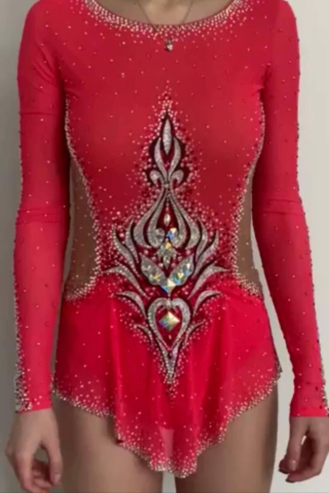 Leotard Red Rose