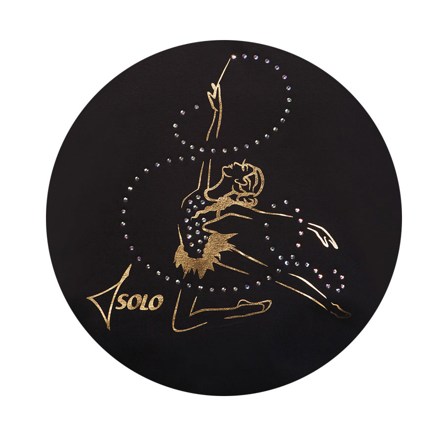 Tank top "Golden gymnast with ribbon"