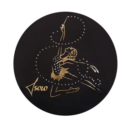 Tank top "Golden gymnast with ribbon"