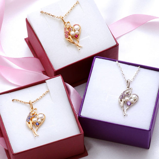 Silver Pendant with gemstones "Champion"