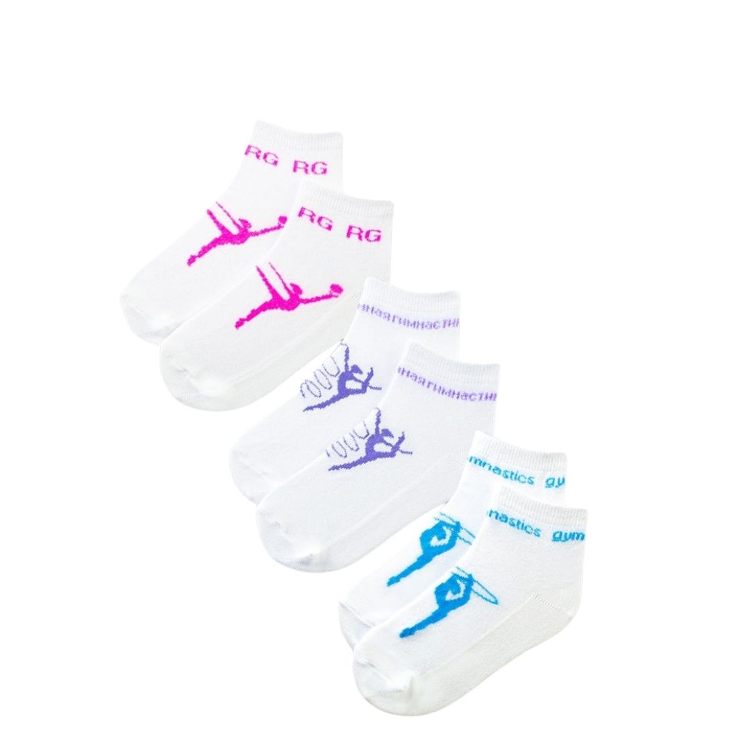 ​Chaussettes avec imprimé gymnaste
