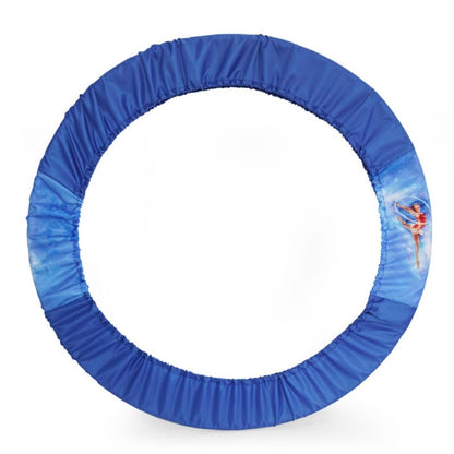 blue protective cover for rhythmic gymnastics hoop