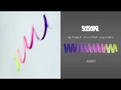SASAKI Multi-Color Gymnastics Ribbons ART GRADATION