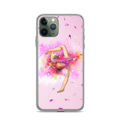 iPhone Case with Gymnast Print