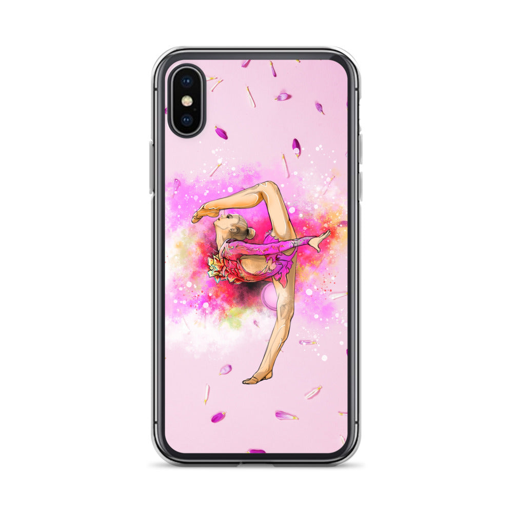 iPhone Case with Gymnast Print