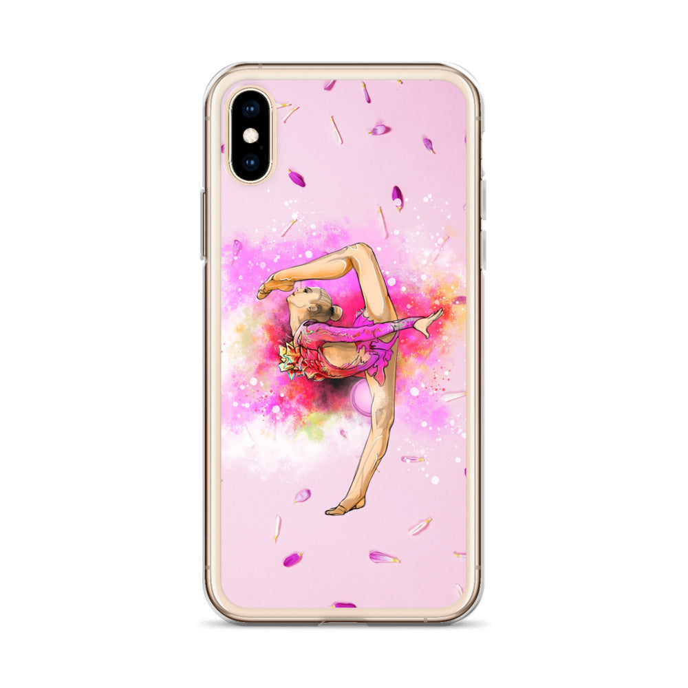 iPhone Case with Gymnast Print