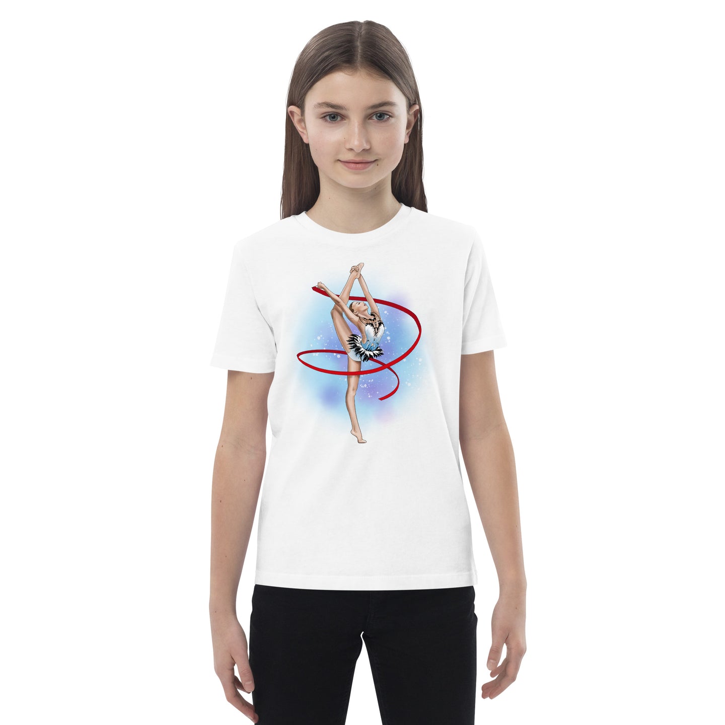 T-shirt enfant en coton bio imprimé